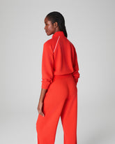 SPANX AirEssentials® Pique Full Zip Track Jacket | Poppy